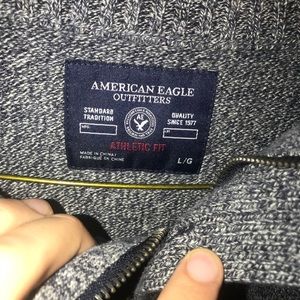 American Eagle Quarter Zip Up/Button Up Sweater